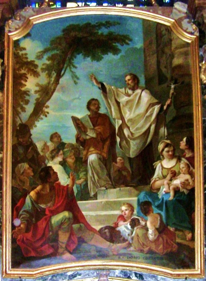 La predicazione di San Ferréol e San Ferjeux - Cattedrale di san Giovanni, Besancon